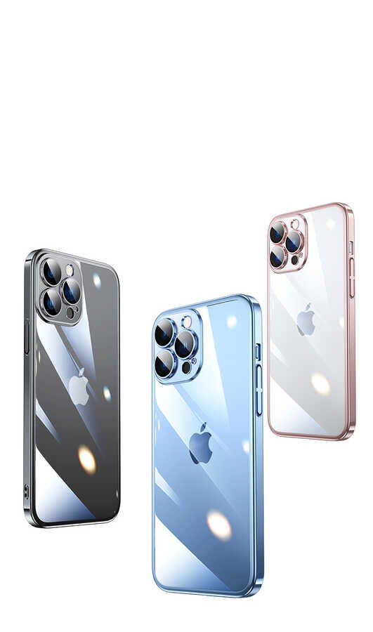 Apple iPhone 13 Pro Kılıf Sert PC Renkli Çerçeveli HEPTEKİLETİŞİM Riksos Kapak