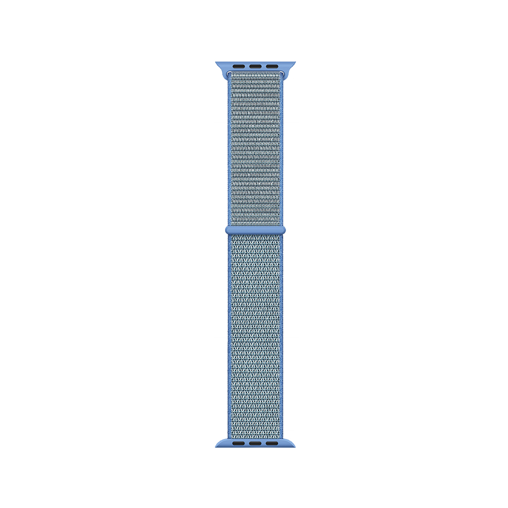 Apple Watch 2/3/4/5/6/7/8/9/se/nike 38mm 40mm 41mm Hasır Kordon Tasarım (band-03) Tahoc Blue