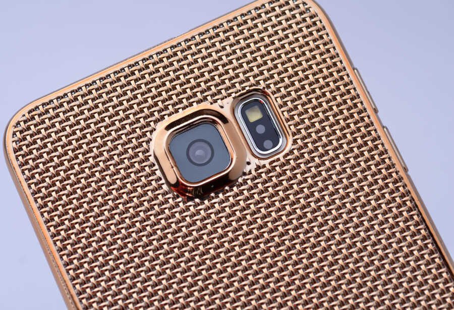 Samsung Galaxy S6 Edge Kılıf HEPTEKİLETİŞİM Hasırlı Silikon