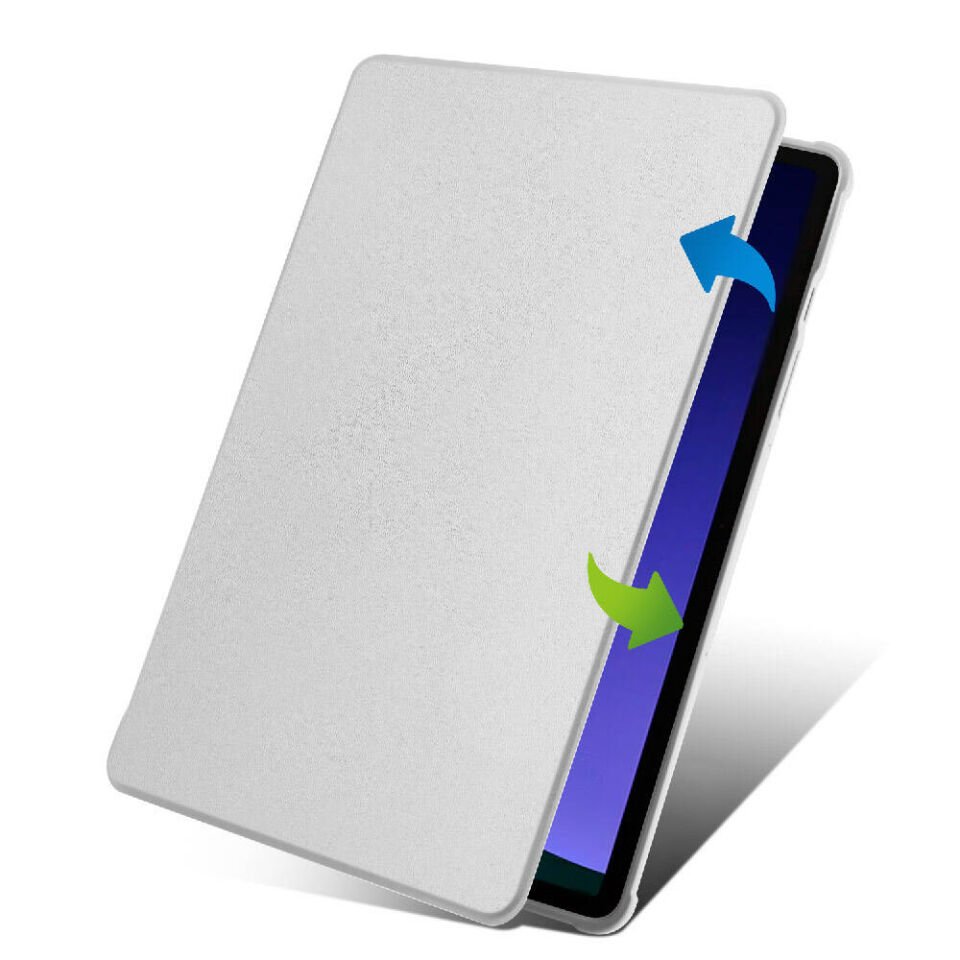 Samsung Galaxy Tab S10 Kılıf Kalemlikli Standlı Uyku Modlu Akıllı Kapak (TER) Pembe
