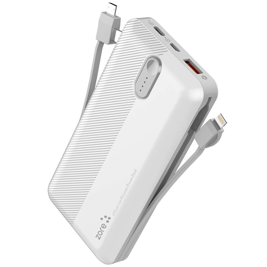 Powerbank 20000 Mah (ZR-2014) Beyaz