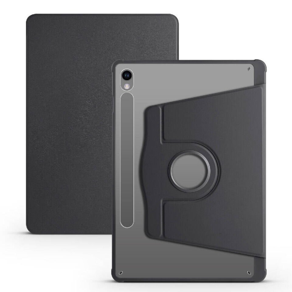 Samsung Galaxy Tab S10 Kılıf Kalemlikli Standlı Uyku Modlu Akıllı Kapak (TER) Lavendery Gray