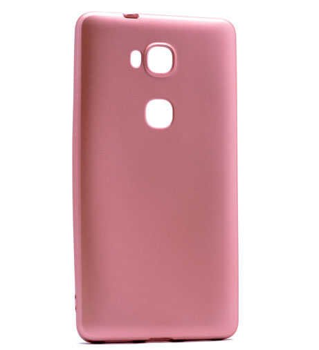 Huawei GR5 Kılıf Yumuşak Dokulu Soft Esnek İnce Mat Renkli Silikon Kapak (PREMİER) Lacivert