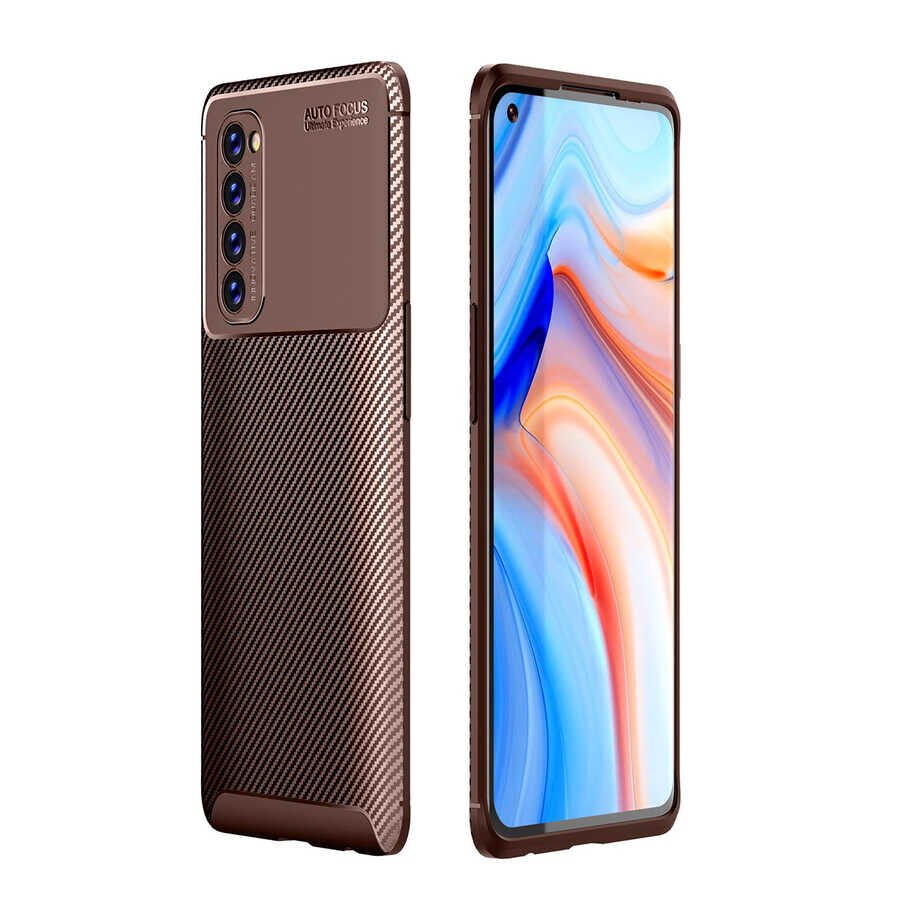 Oppo Reno 4 Pro 4G Kılıf HEPTEKİLETİŞİM Negro Silikon Kapak