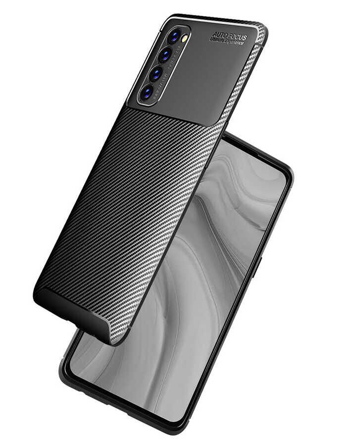 Oppo Reno 4 Pro 4G Kılıf HEPTEKİLETİŞİM Negro Silikon Kapak