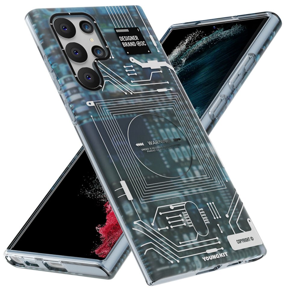 Samsung Galaxy S22 Ultra Kılıf YoungKit Technology Serisi Kapak