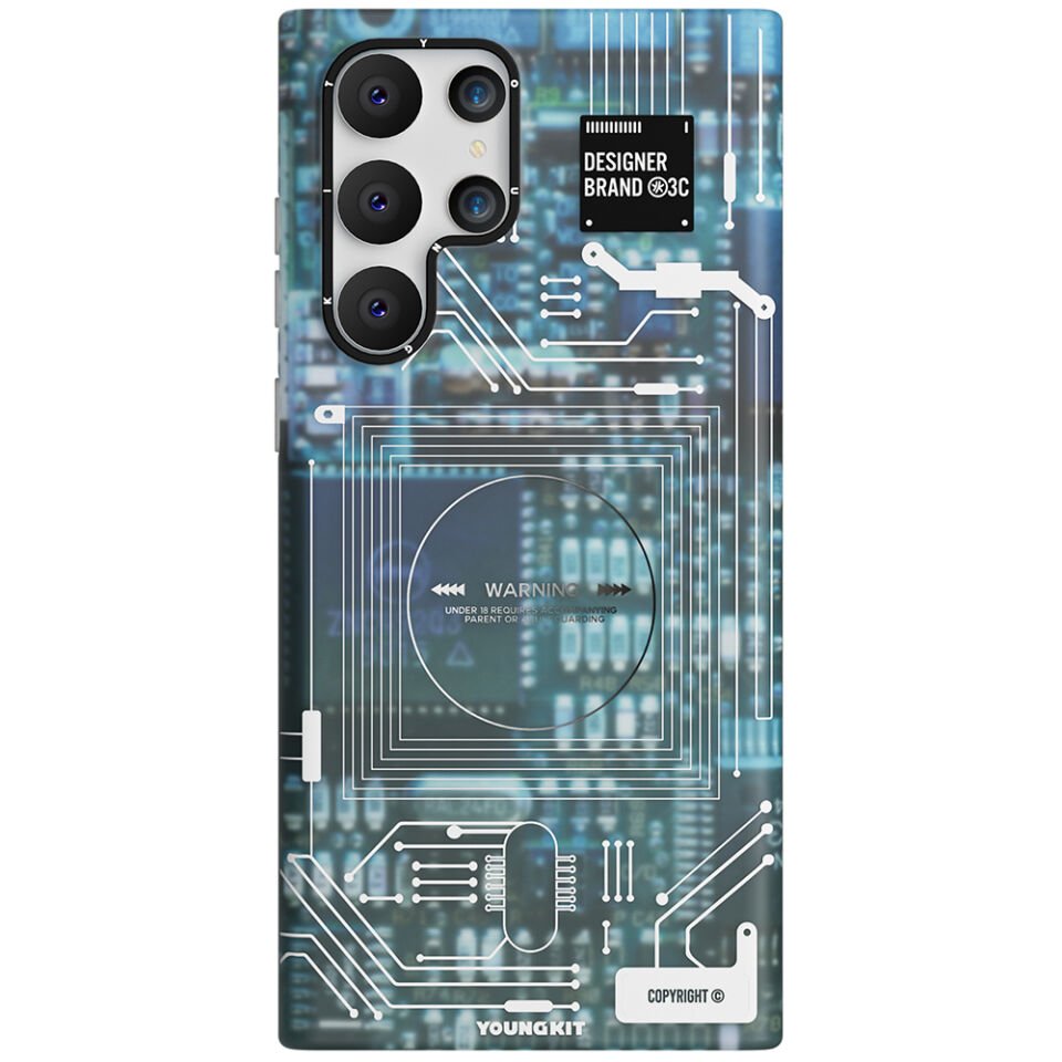 Samsung Galaxy S22 Ultra Kılıf YoungKit Technology Serisi Kapak