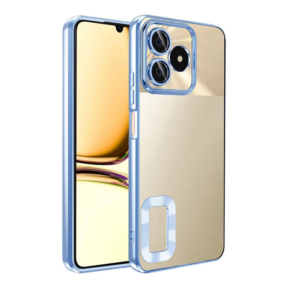 Realme C53 Kılıf Kamera Korumalı Logo Gösteren HEPTEKİLETİŞİM Omega Kapak