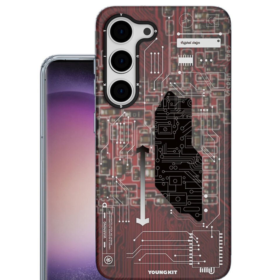 Samsung Galaxy S23 Kılıf YoungKit Technology Serisi Kapak