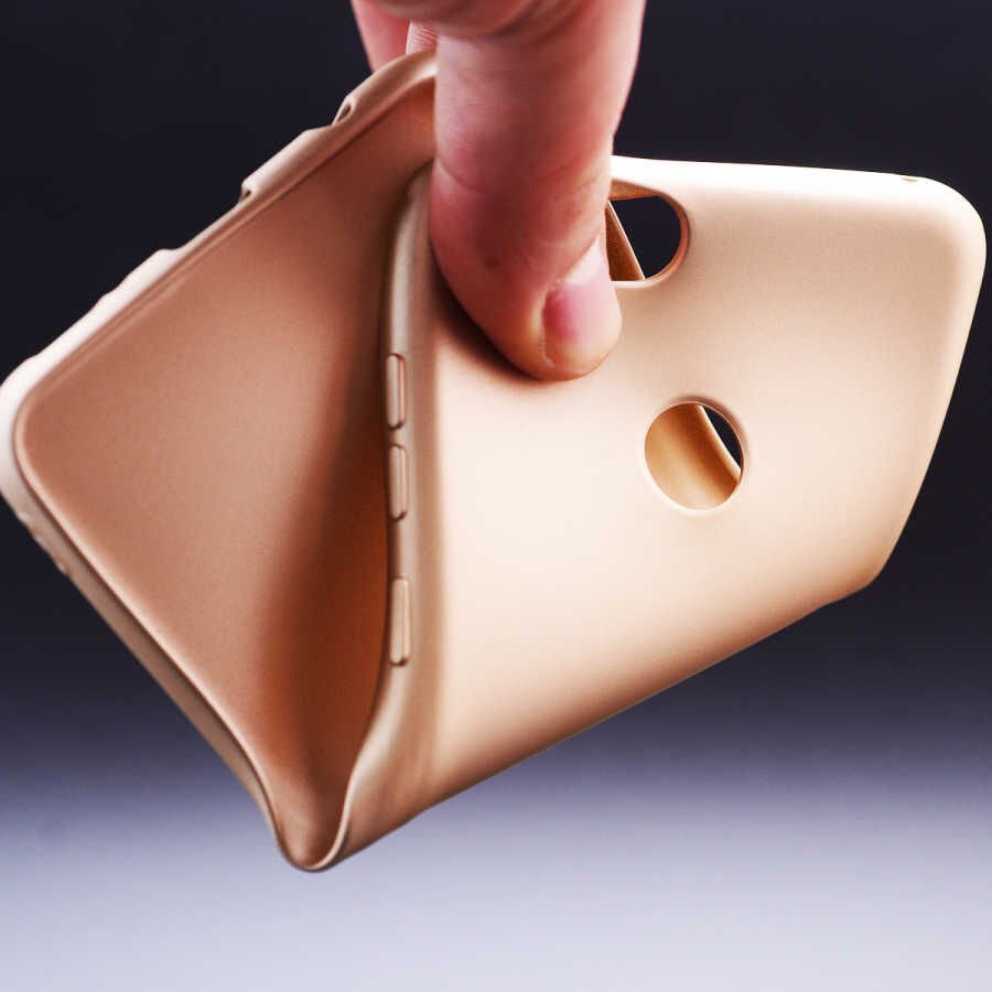 Huawei Honor 7X Kılıf Yumuşak Dokulu Soft Esnek İnce Mat Renkli Silikon Kapak (PREMİER) Kırmızı