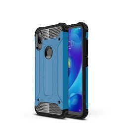 Xiaomi Mi Play Kılıf Armor Köşe Korumalı Çift Katman Tank Zırh Kapak (CRASH) Kırmızı