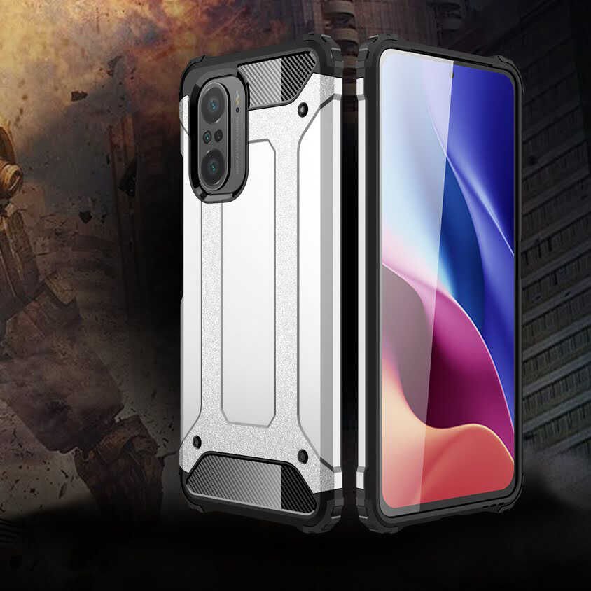 Xiaomi Poco F3 Kılıf HEPTEKİLETİŞİM Crash Silikon Kapak