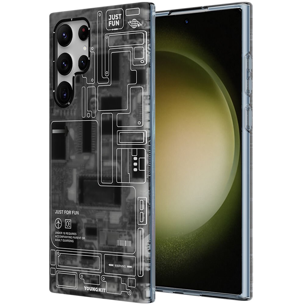 Samsung Galaxy S23 Ultra Kılıf YoungKit Technology Serisi Kapak