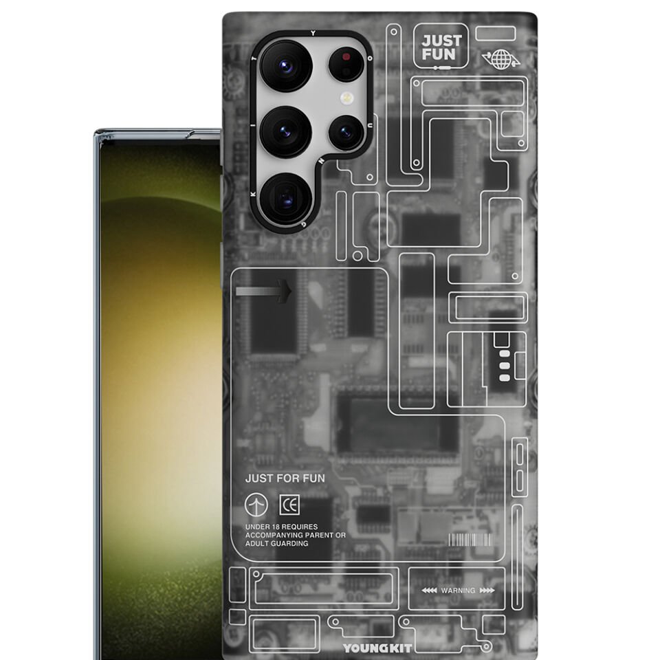 Samsung Galaxy S23 Ultra Kılıf YoungKit Technology Serisi Kapak