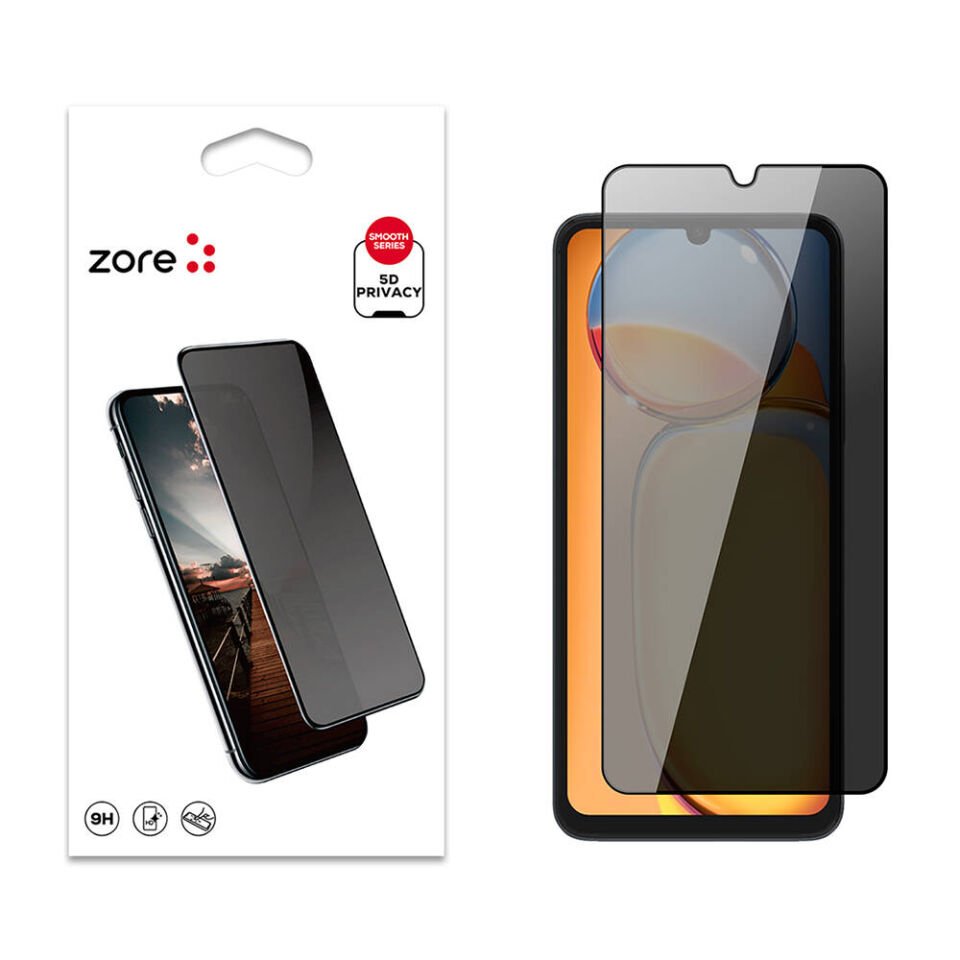 Xiaomi Redmi 13C HEPTEKİLETİŞİM New 5D Privacy Temperli Ekran Koruyucu