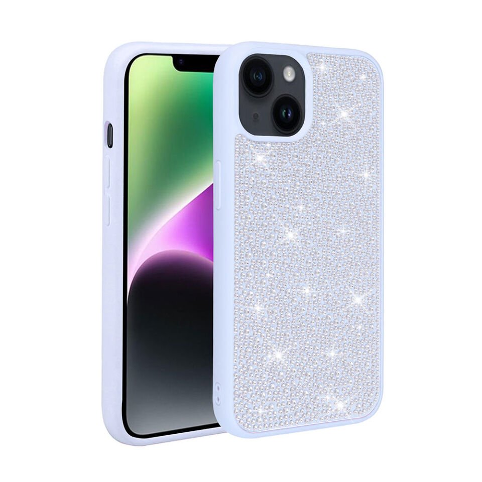 Apple iPhone 13 Kılıf Parlak Taşlı Tasarım HEPTEKİLETİŞİM Ston Kapak