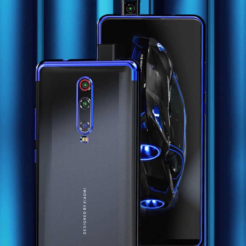 Xiaomi Mi 9T Kılıf HEPTEKİLETİŞİM Dört Köşeli Lazer Silikon Kapak