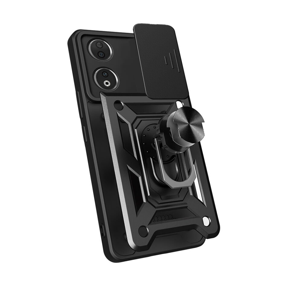 Honor 90 Kılıf Magnetik Standlı Kamera Korumalı HEPTEKİLETİŞİM Sürgülü Vega Kapak