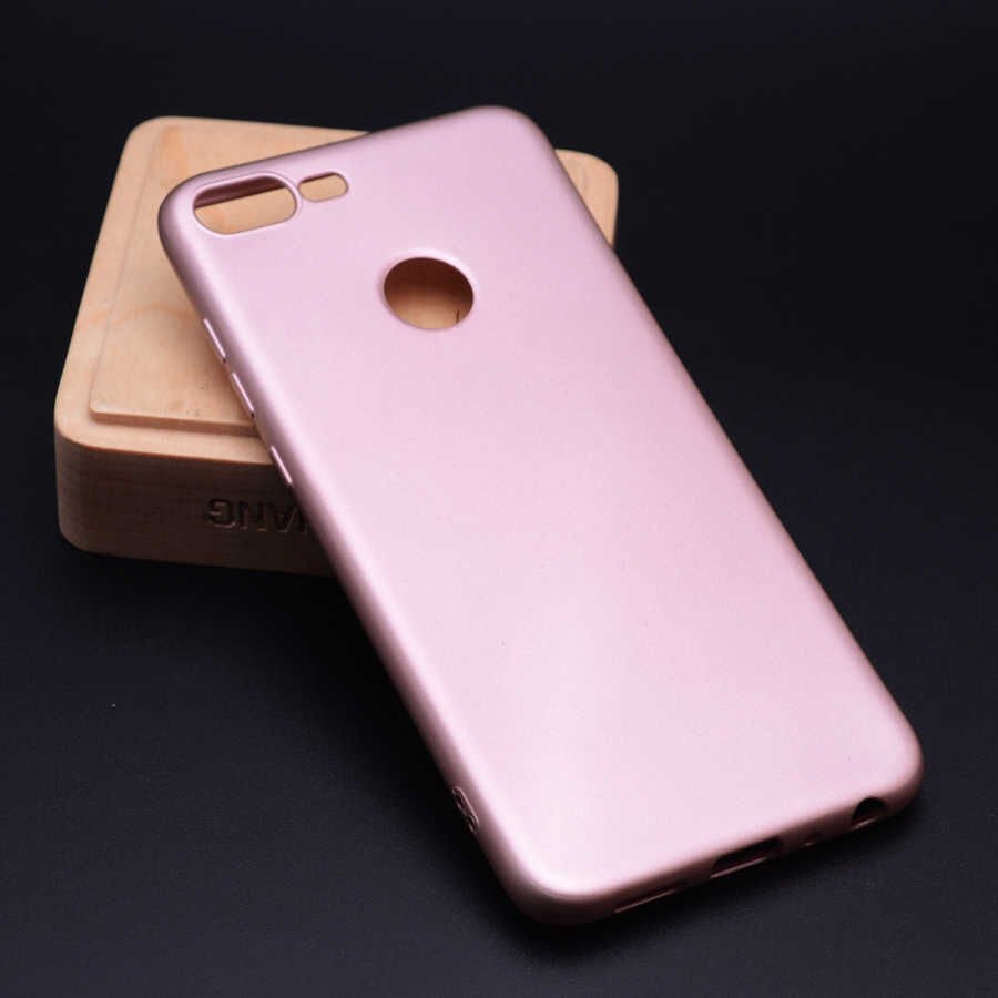 Huawei Honor 9 Lite Kılıf Yumuşak Dokulu Soft Esnek İnce Mat Renkli Silikon Kapak (PREMİER) Gold