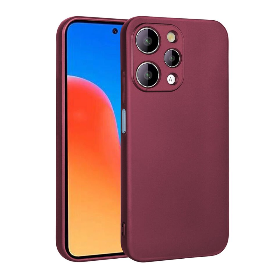 Xiaomi Redmi 12 Kılıf Yumuşak Dokulu Soft İnce Mat Silikon Kapak (PREMİER) Rose Gold