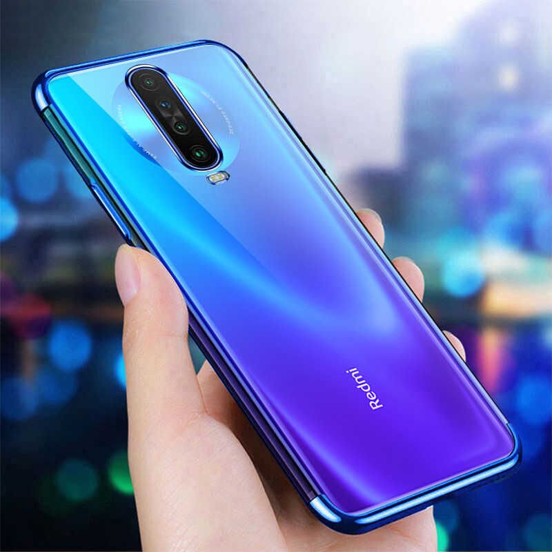 Xiaomi Redmi K30 Kılıf HEPTEKİLETİŞİM Dört Köşeli Lazer Silikon Kapak