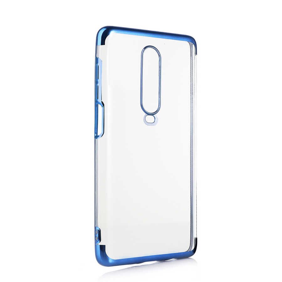 Xiaomi Redmi K30 Kılıf HEPTEKİLETİŞİM Dört Köşeli Lazer Silikon Kapak