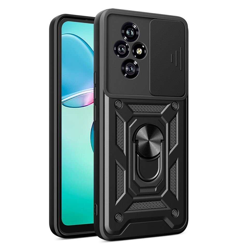 Honor 200 Kılıf Magnetik Standlı Kamera Korumalı HEPTEKİLETİŞİM Sürgülü Vega Kapak