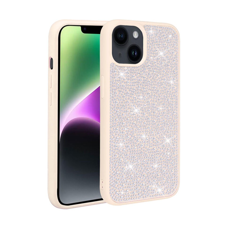 Apple iPhone 14 Plus Kılıf Parlak Taşlı Tasarım HEPTEKİLETİŞİM Ston Kapak