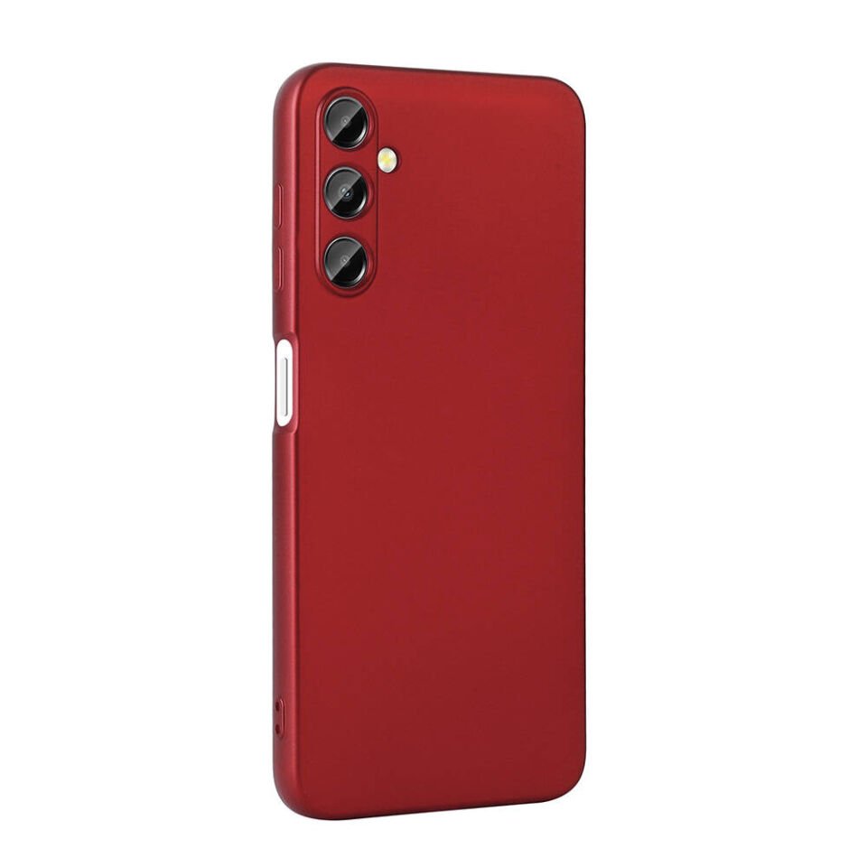 Samsung Galaxy A15 Kılıf Yumuşak Dokulu Soft İnce Mat Silikon Kapak (PREMİER) Rose Gold