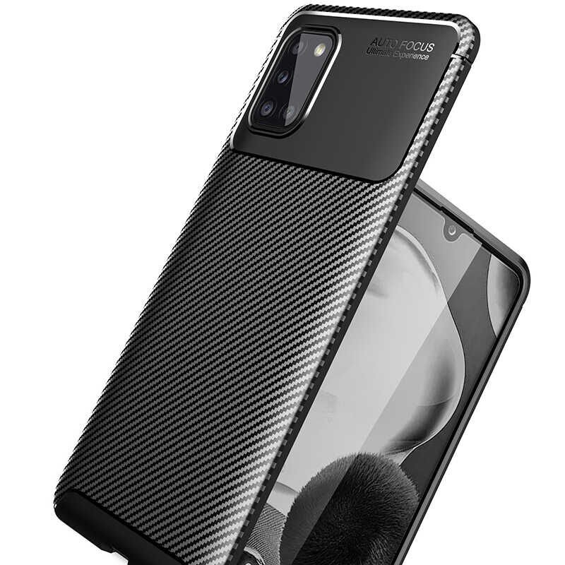 Galaxy A31 Kılıf HEPTEKİLETİŞİM Negro Silikon Kapak