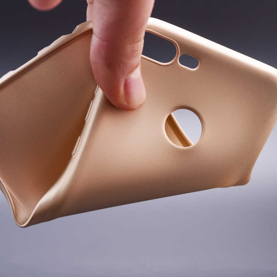 Huawei Honor 9 Lite Kılıf Yumuşak Dokulu Soft Esnek İnce Mat Renkli Silikon Kapak (PREMİER) Mürdüm