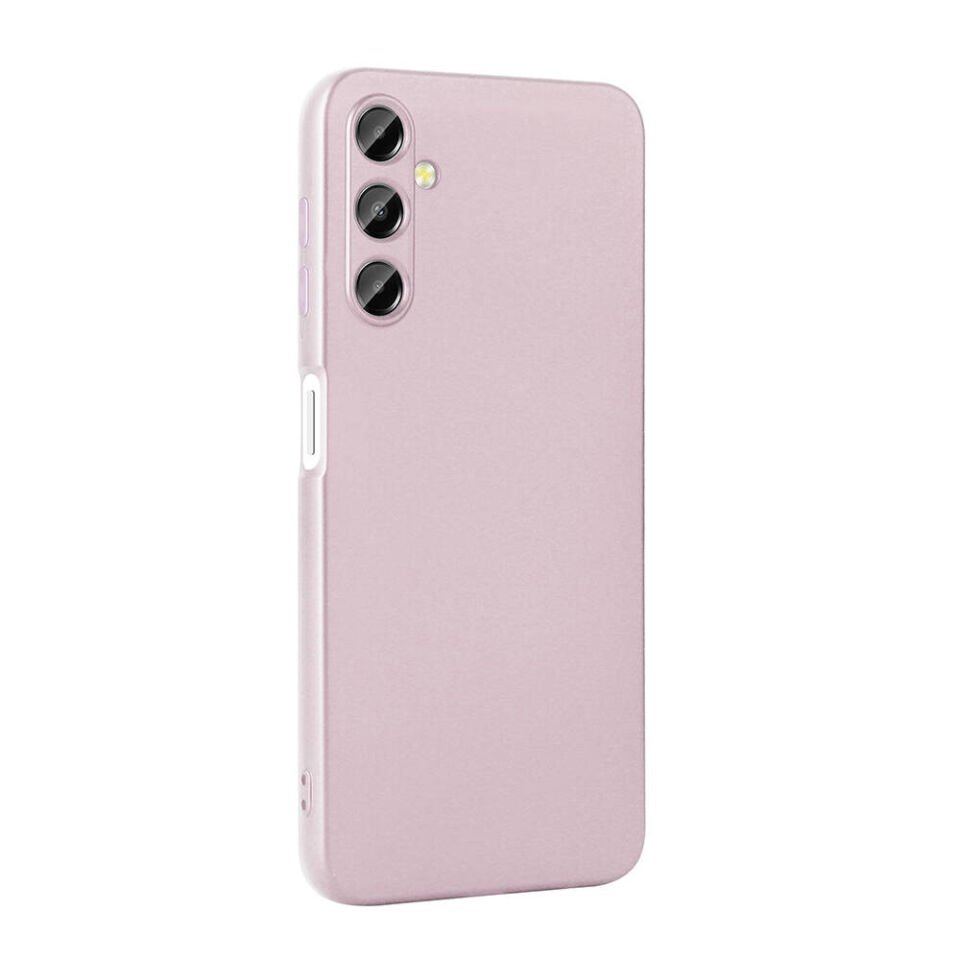 Samsung Galaxy A15 Kılıf Yumuşak Dokulu Soft İnce Mat Silikon Kapak (PREMİER) Saks Mavi
