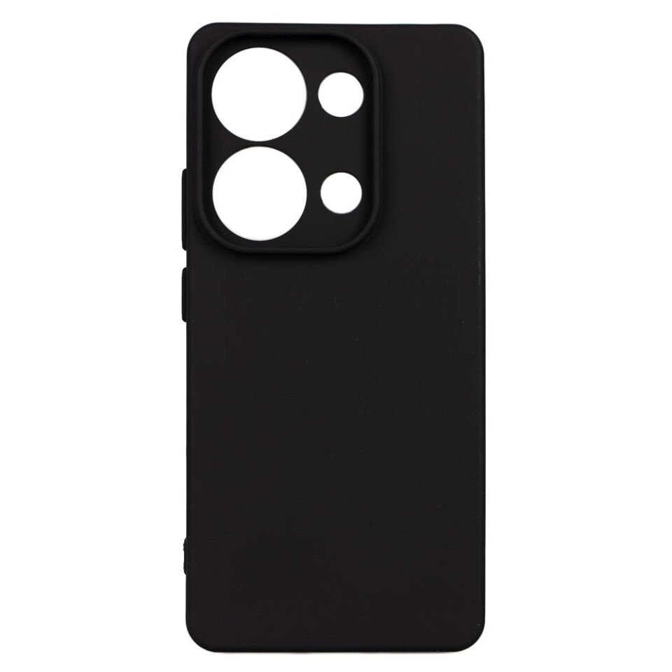 Xiaomi Redmi Note 13 Pro 4G Kılıf Kamera Korumalı Esnek Renkli Silikon Kapak (Biye) Siyah