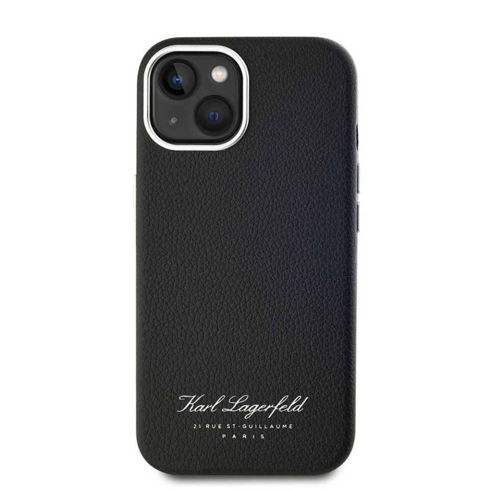 Apple iPhone 14 Kılıf Karl Lagerfeld Orjinal Lisanslı KL Yazılı Hotel Kapak