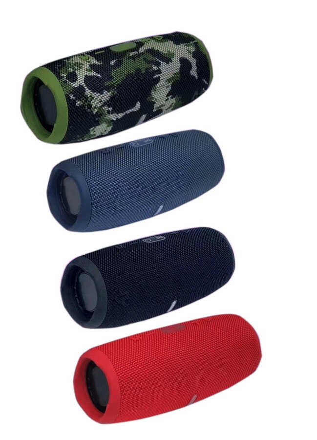 Bluetooth Speaker Hoparlör RGB Led Işıklandırma IP5X Suya Dayanıklılık Sertifikası (Charger 5) Lacivert
