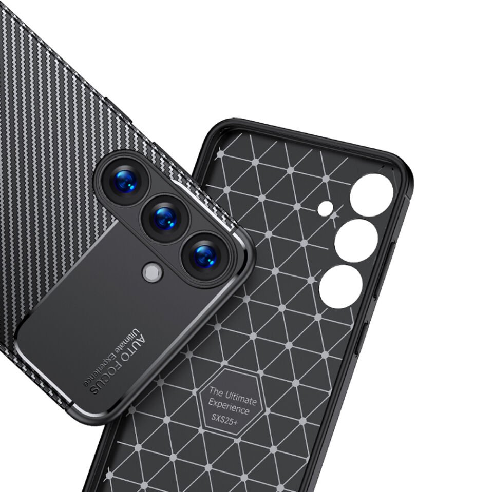 Samsung Galaxy S25 Plus Kılıf HEPTEKİLETİŞİM Negro Silikon Kapak