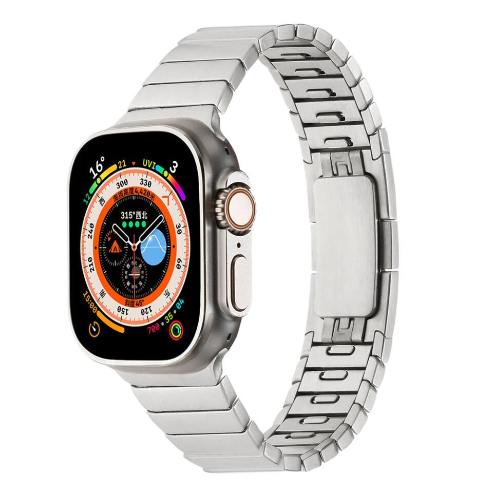Apple Watch 7 41mm HEPTEKİLETİŞİM KRD-82 Metal Kordon