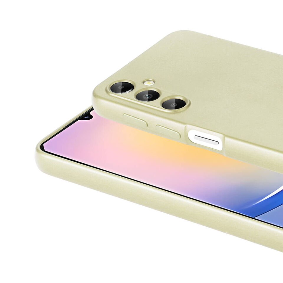 Samsung Galaxy A25 Kılıf Yumuşak Dokulu Soft İnce Mat Silikon Kapak (PREMİER) Rose Gold
