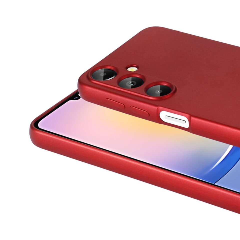 Samsung Galaxy A25 Kılıf Yumuşak Dokulu Soft İnce Mat Silikon Kapak (PREMİER) Rose Gold