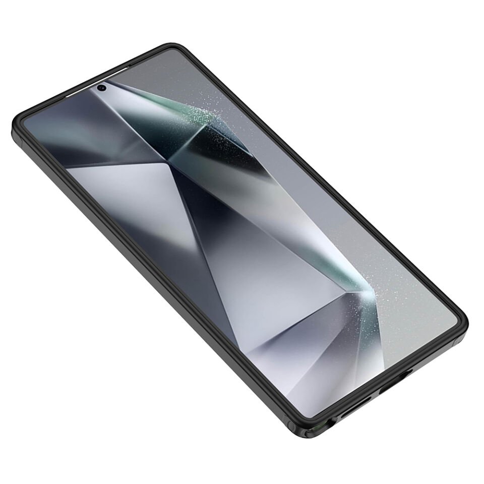 Samsung Galaxy S25 Ultra Kılıf Kamera Korumalı Şeffaf Arka Yüzey HEPTEKİLETİŞİM New Roll Kapak