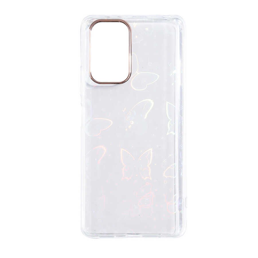 Xiaomi Redmi Note 10 Pro Kılıf Renkli Transparan Parlak Desenli Sert Kapak (SİDNEY) Heart No1