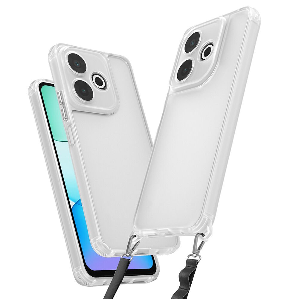Xiaomi Redmi 13 4G Kılıf Airbagli Takılabilir Askı Aparatlı HEPTEKİLETİŞİM Snap Silikon Kapak