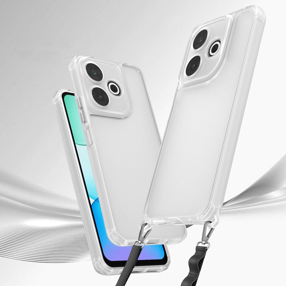 Xiaomi Redmi 13 4G Kılıf Airbagli Takılabilir Askı Aparatlı HEPTEKİLETİŞİM Snap Silikon Kapak