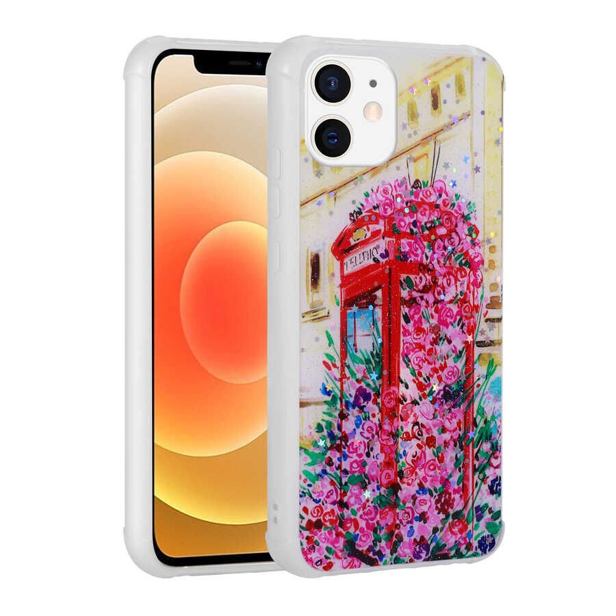 Apple iPhone 11 Kılıf Simli Desenli Kamera Korumalı Parlak HEPTEKİLETİŞİM Popy Kapak