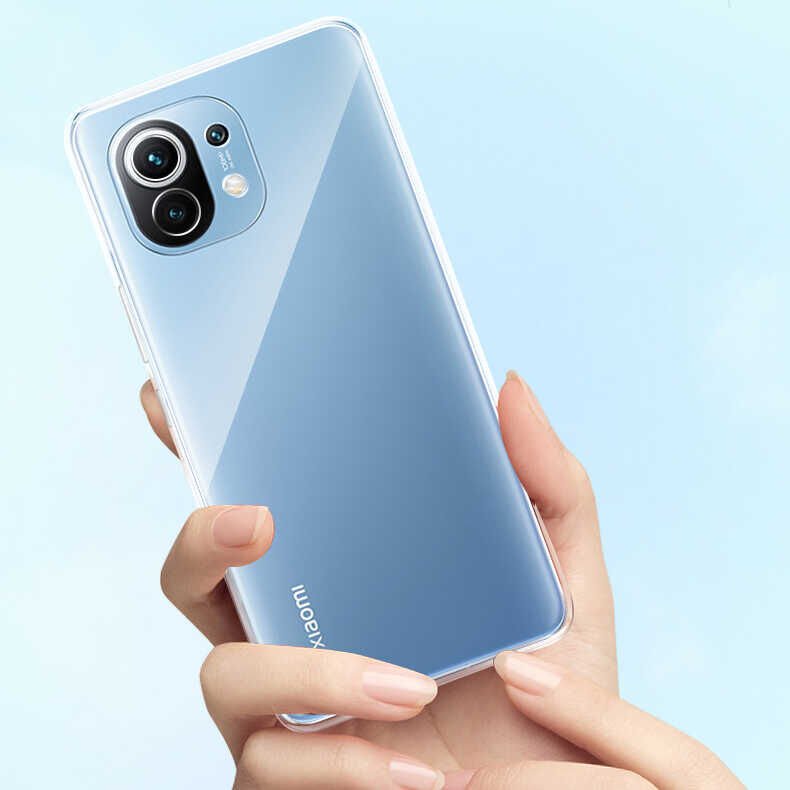 Xiaomi Mi 11 Lite Kılıf HEPTEKİLETİŞİM Süper Silikon Kapak