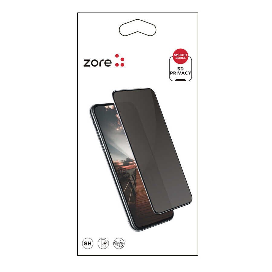 Oppo A7X HEPTEKİLETİŞİM New 5D Privacy Temperli Ekran Koruyucu