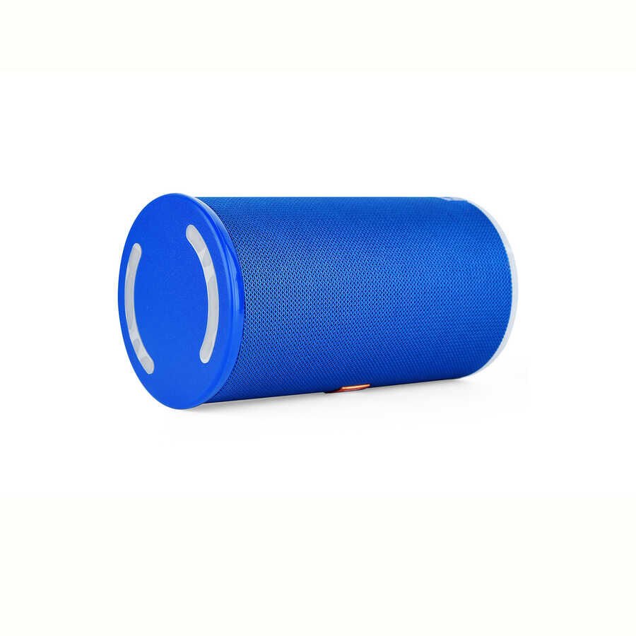 Bluetooth Speaker Hoparlör Renkli Led Lambalı 3 Boyutlu Ses Teknolojisi (TG-512) Gri