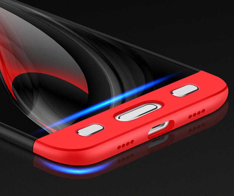 Xiaomi Mi 5s Kılıf 360 Tam Koruma Ön Ve Arka Sert Mika Kapak Orjinal Ays Gkk Kapak Rose Gold