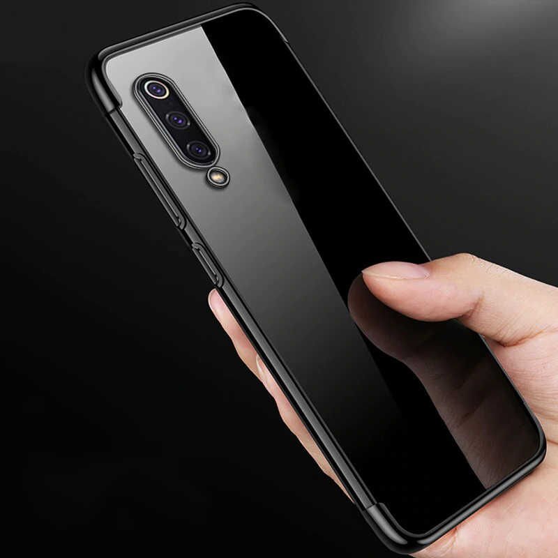 Xiaomi Mi 9 Lite Kılf HEPTEKİLETİŞİM Dört Köşeli Lazer Silikon Kapak