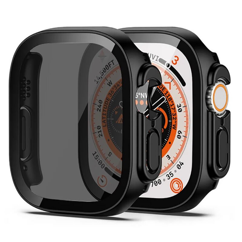Apple Watch Ultra 49mm Sert PC Kasa ve Privacy Ekran Koruyucu HEPTEKİLETİŞİM Watch Gard 23